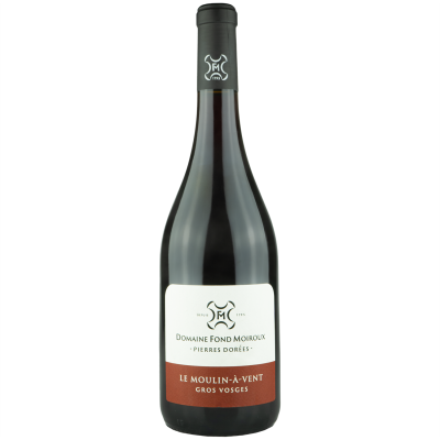 Moulin-à-Vent Gros Vosges Rouge 2022 - Domaine Fond Moiroux - Pierres Dorées -