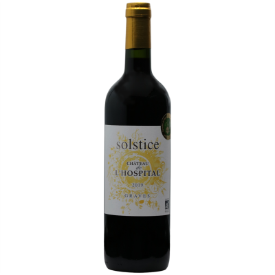 Château de l'Hospital Graves Solstice Sans Sulfites Rouge 2019
