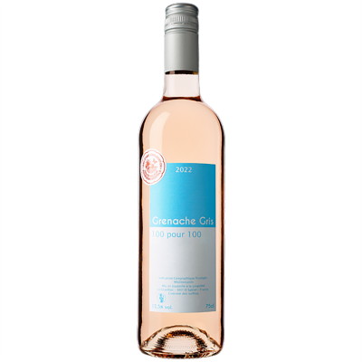 Méditerranée Grenache gris 100 pour 100 Rosé 2022 - Le Gravillas