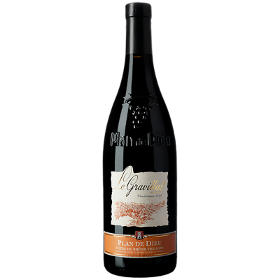 Côtes du Rhône Villages Plan de Dieu Rouge 2019 - Le Gravillas