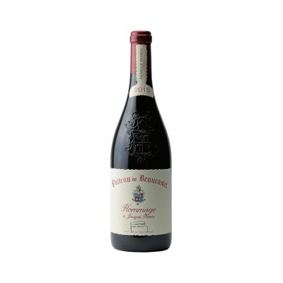 Châteauneuf-du-Pape Hommage à Jacques Perrin CAISSE BOIS Rouge 2015 - Château de Beaucastel
