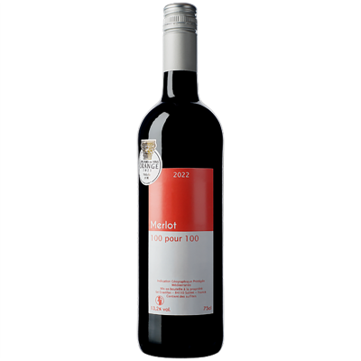 Méditerranée Merlot 100 pour 100 Rouge 2022 - Le Gravillas