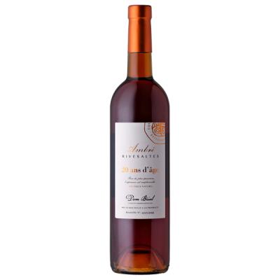Rivesaltes Vin Doux Naturel Ambré 20 ans d'Age Blanc - Dom Brial