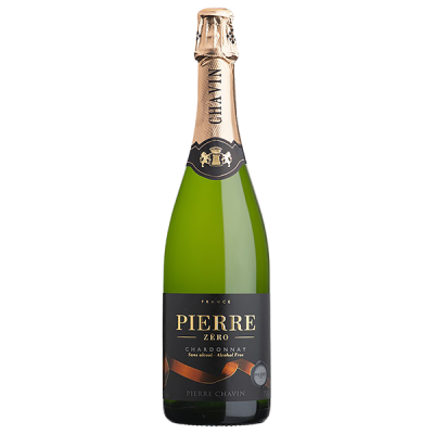 Pierre Zero Sans Alcool Chardonnay effervescent Blanc