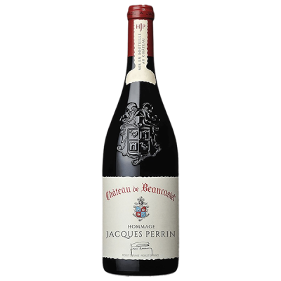 Châteauneuf-du-Pape Hommage à Jacques Perrin CAISSE BOIS Rouge 2017 - Château de Beaucastel