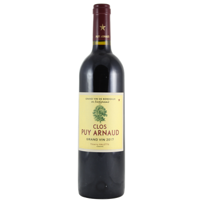 Château Clos Puy Arnaud Côtes de Bordeaux Castillon Rouge 2017