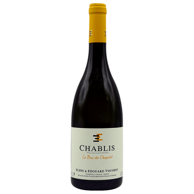 Chablis Bas de Chapelot Blanc 2019 - Domaine Eleni et Edouard Vocoret