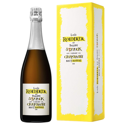 Champagne Brut Nature by Starck Coffret Blanc 2015 - Champagne Louis Roederer
