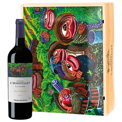 Coffret Château L'Hospitalet La Clape Art Collection Di Rosa Rouge 2023 - Gérard Bertrand