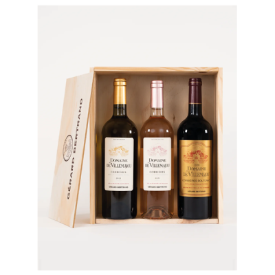 Coffret domaine de Villemajou Blanc, Rouge et Rosé . - Gérard Bertrand