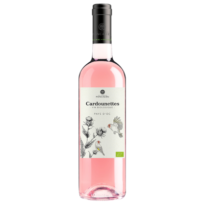 Pays d'Oc Les Cardounettes BIO Rosé 2022 - Les Vignobles Foncalieu