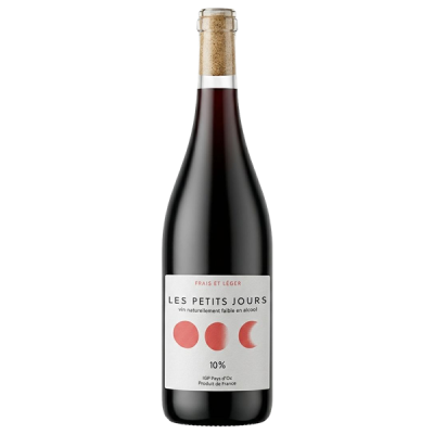 Les Petits Jours Pays d'Oc Vin naturellement faible en alcool Rouge 2025