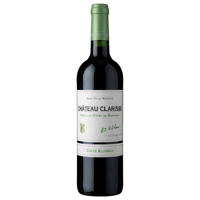Château Clarisse Côtes de Bordeaux Castillon Cuvée Allegria Rouge 2021