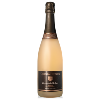 Méthode Traditionnelle Brut Nature Rosé Grains de Bulles 2024 - Domaine Grand-Chemin