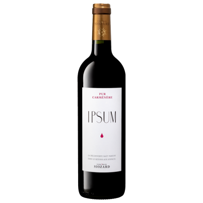 IPSUM Pur Carménère Rouge 2024 - Vignobles Siozard