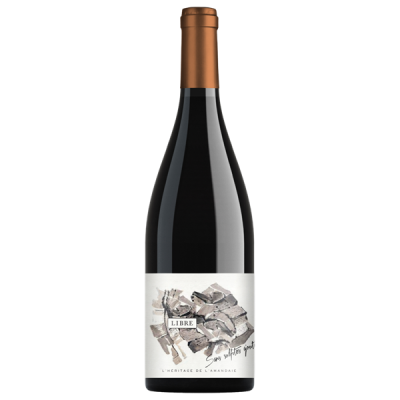 Vicomté d'Aumelas Libre L'héritage de l'Amandaie sans sulfites ajoutés Rouge 2022 - Clos de l'Amandaie