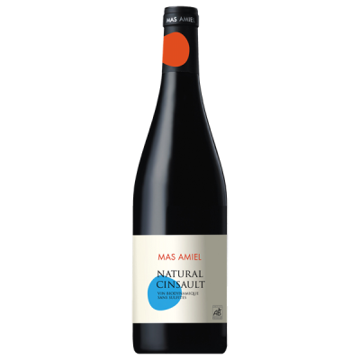 Côtes Catalanes Natural Cinsault SANS SULFITES Rouge 2023 - Mas Amiel