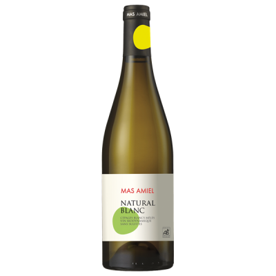 Côtes Catalanes Natural SANS SULFITES Blanc 2025 - Mas Amiel